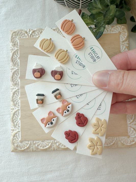 Fall Stud Earrings