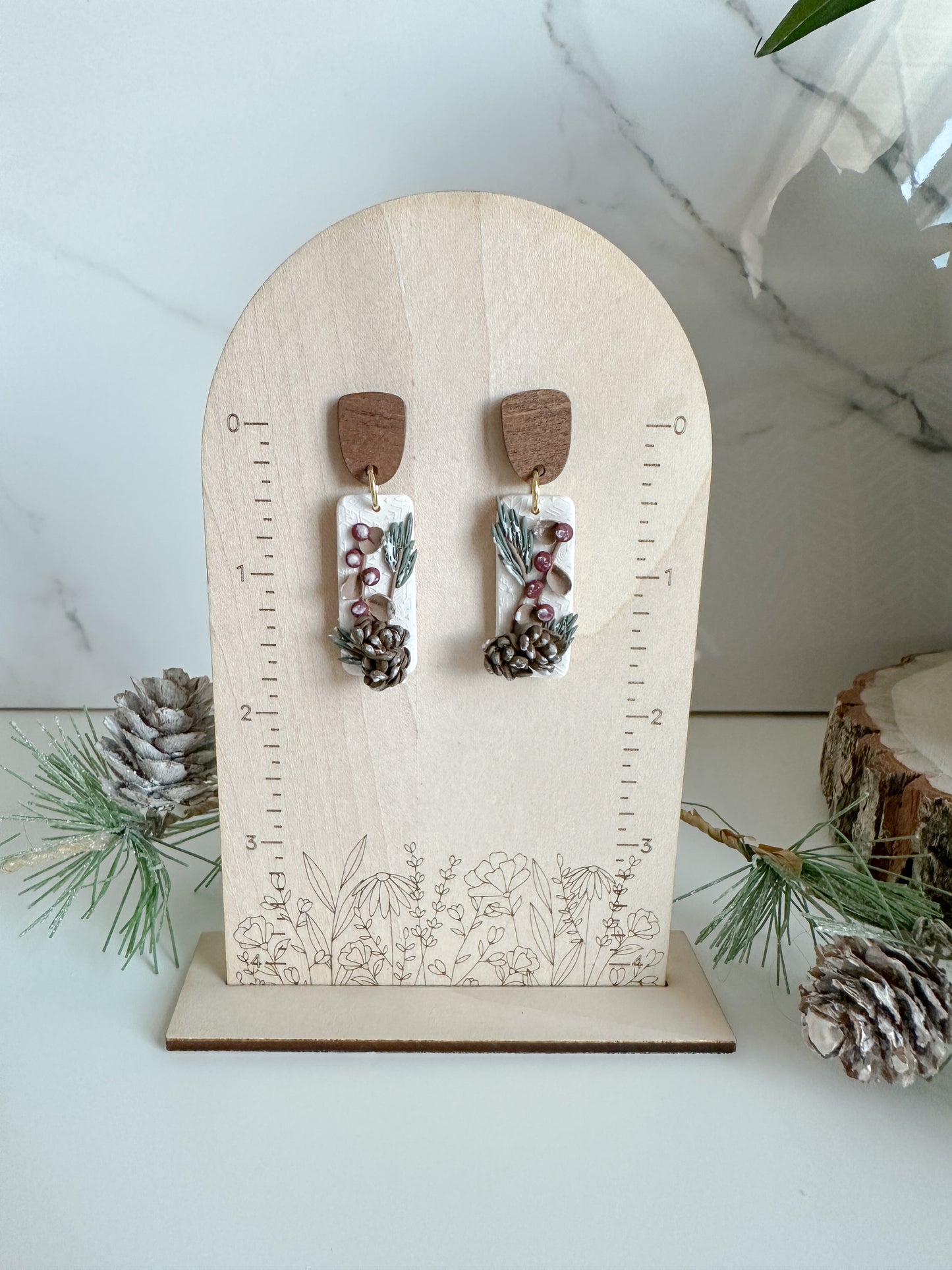 Winter Pine Earrings