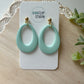 Hollow Teardrop Earrings (two sizes three color options)