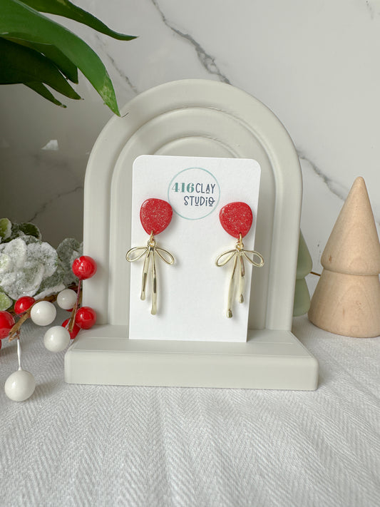 Festive Bow Earrings