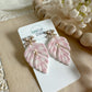 Gingham Botanical Earrings
