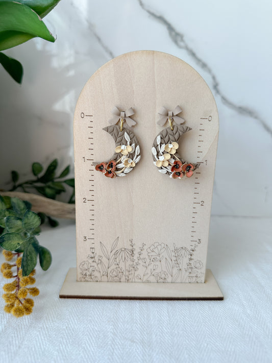 Rustic Moon Earrings
