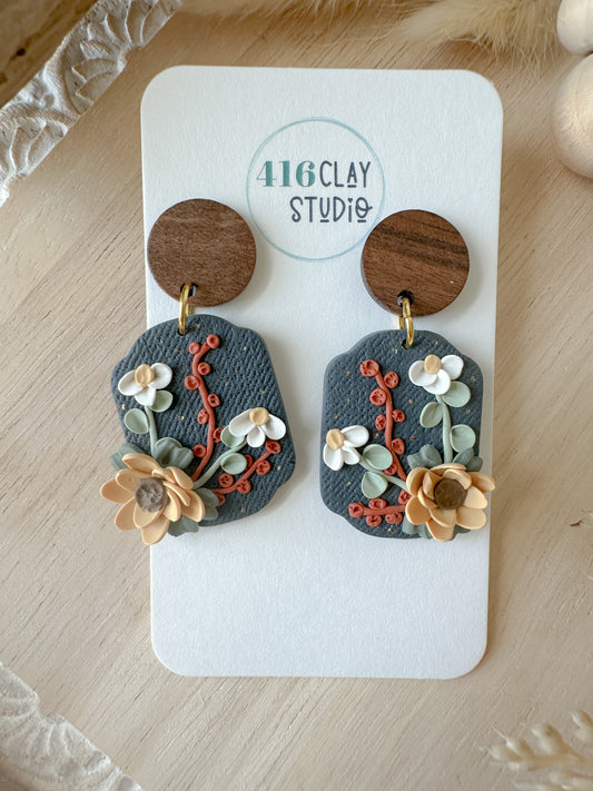 Sunflower Field Earrings