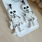 Spooky Scary Skeleton Earrings