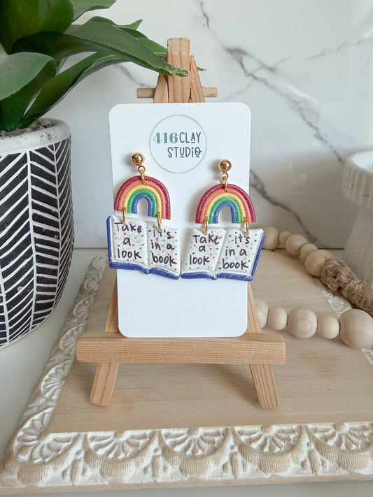 Let's Read Earrings