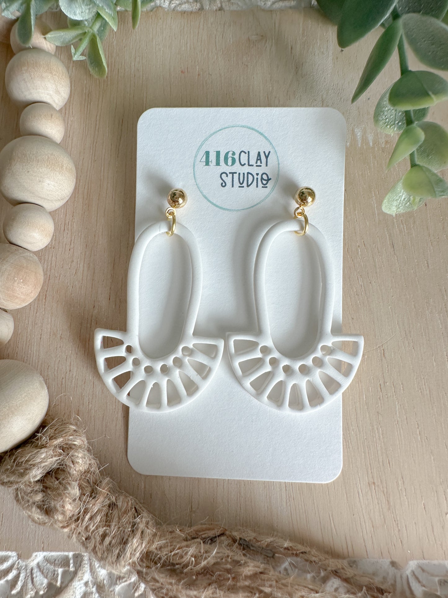 Luna Fan Earrings