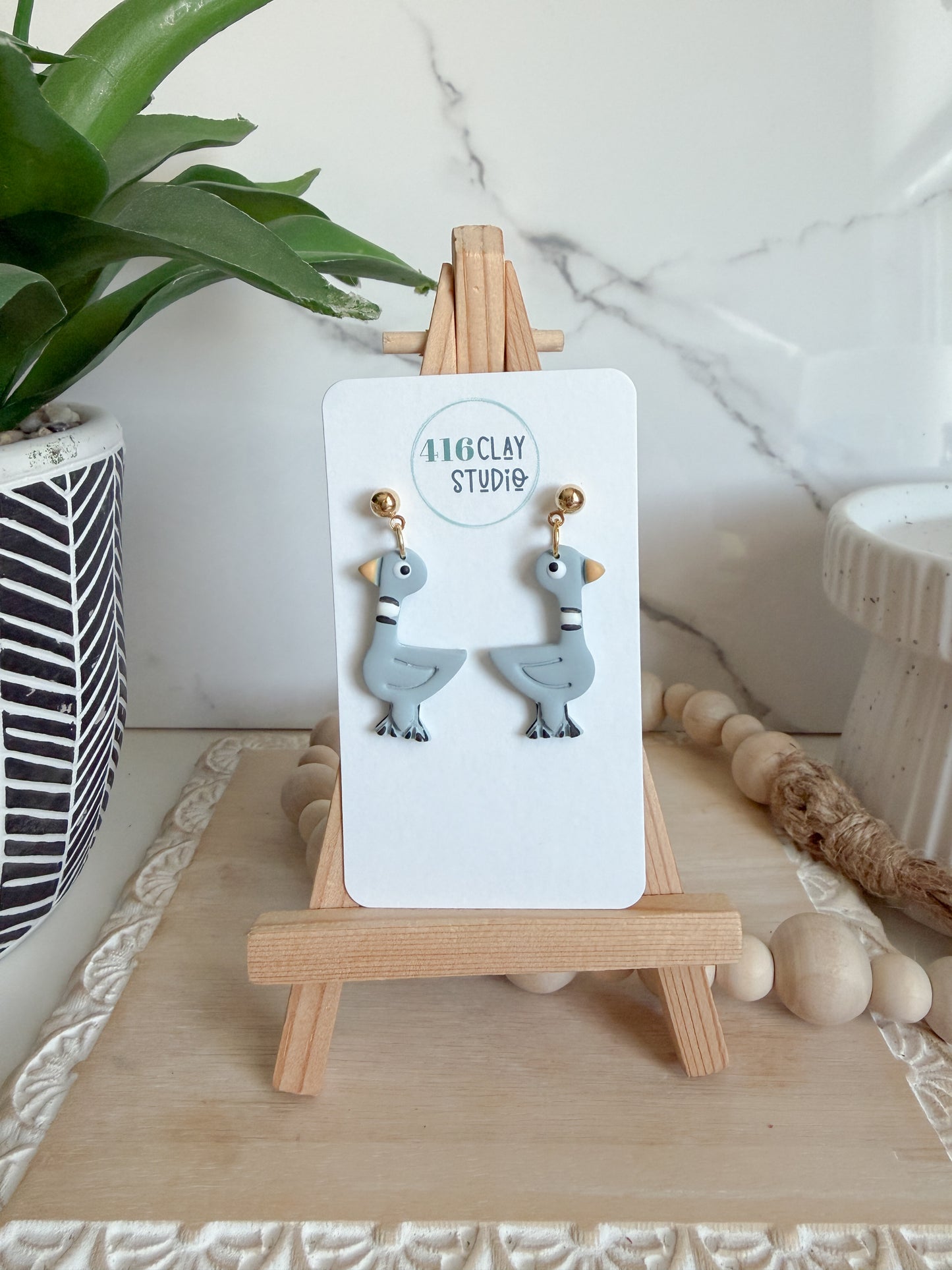 Silly Bird Earrings
