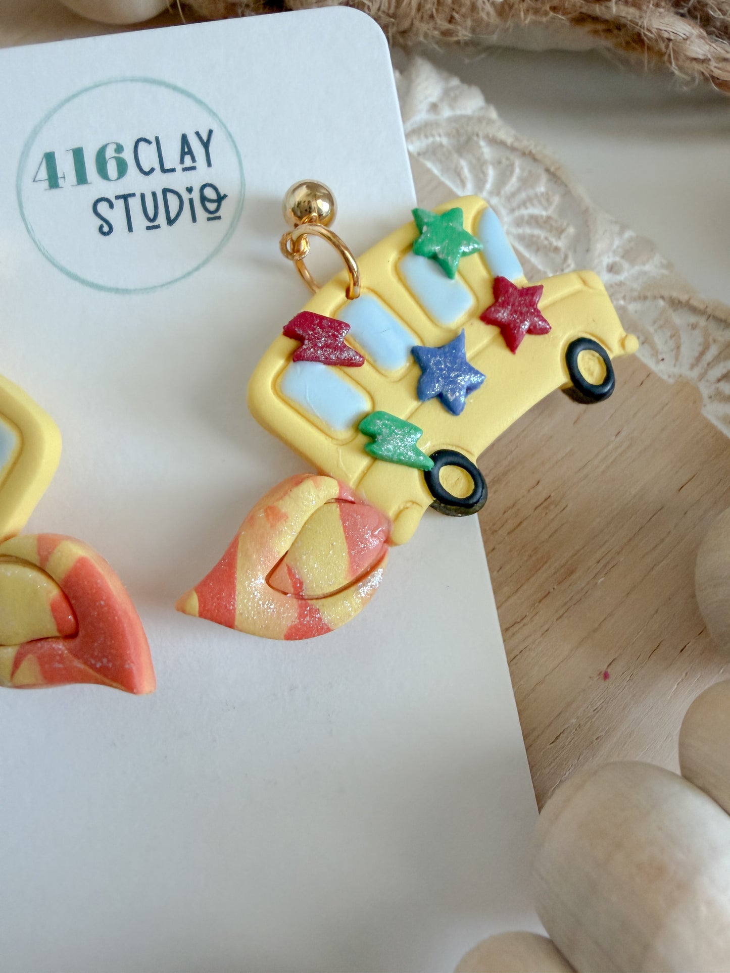 The Shape-Shifting Bus Earrings