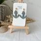 Blue Anchor Earrings