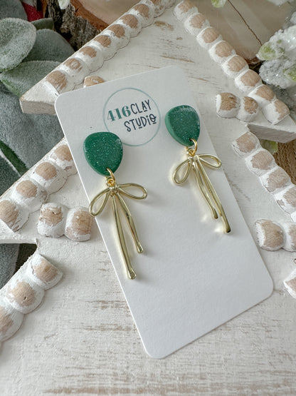 Festive Bow Earrings