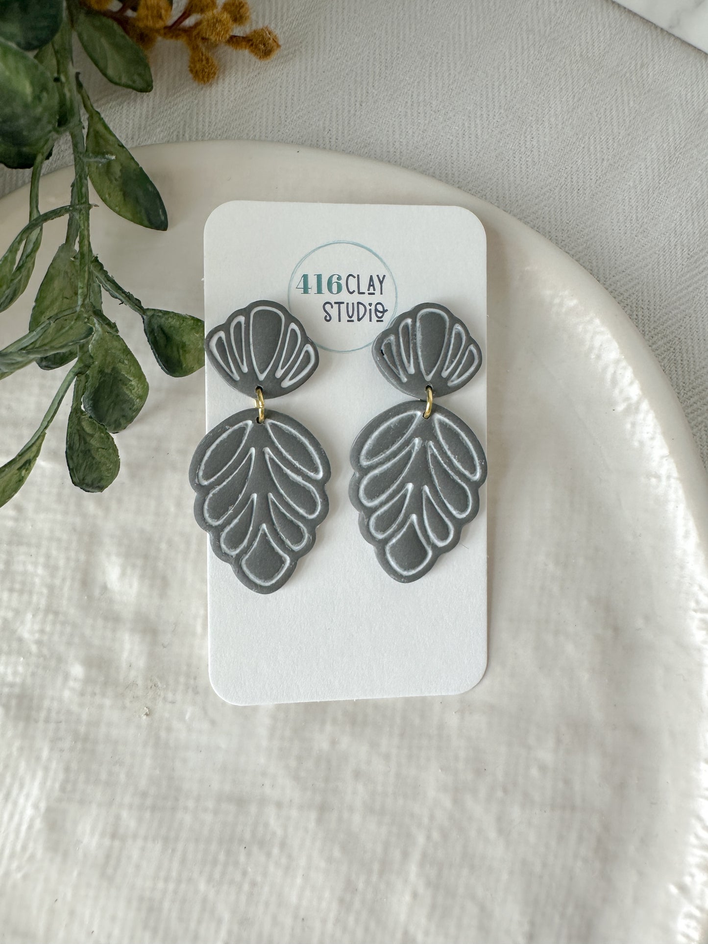 Petal Drop Earrings (four colors)