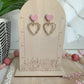 Gold Heart Earrings