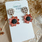Autumn Flower Dangle Earrings