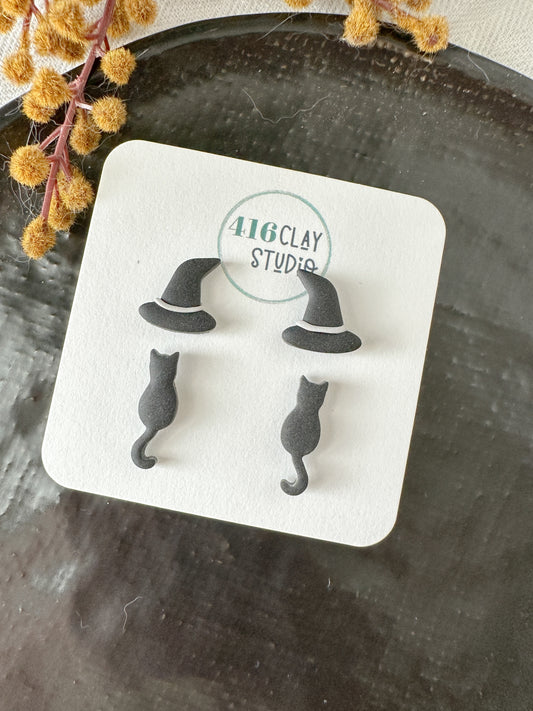 Witchy Whiskers Stud Pack