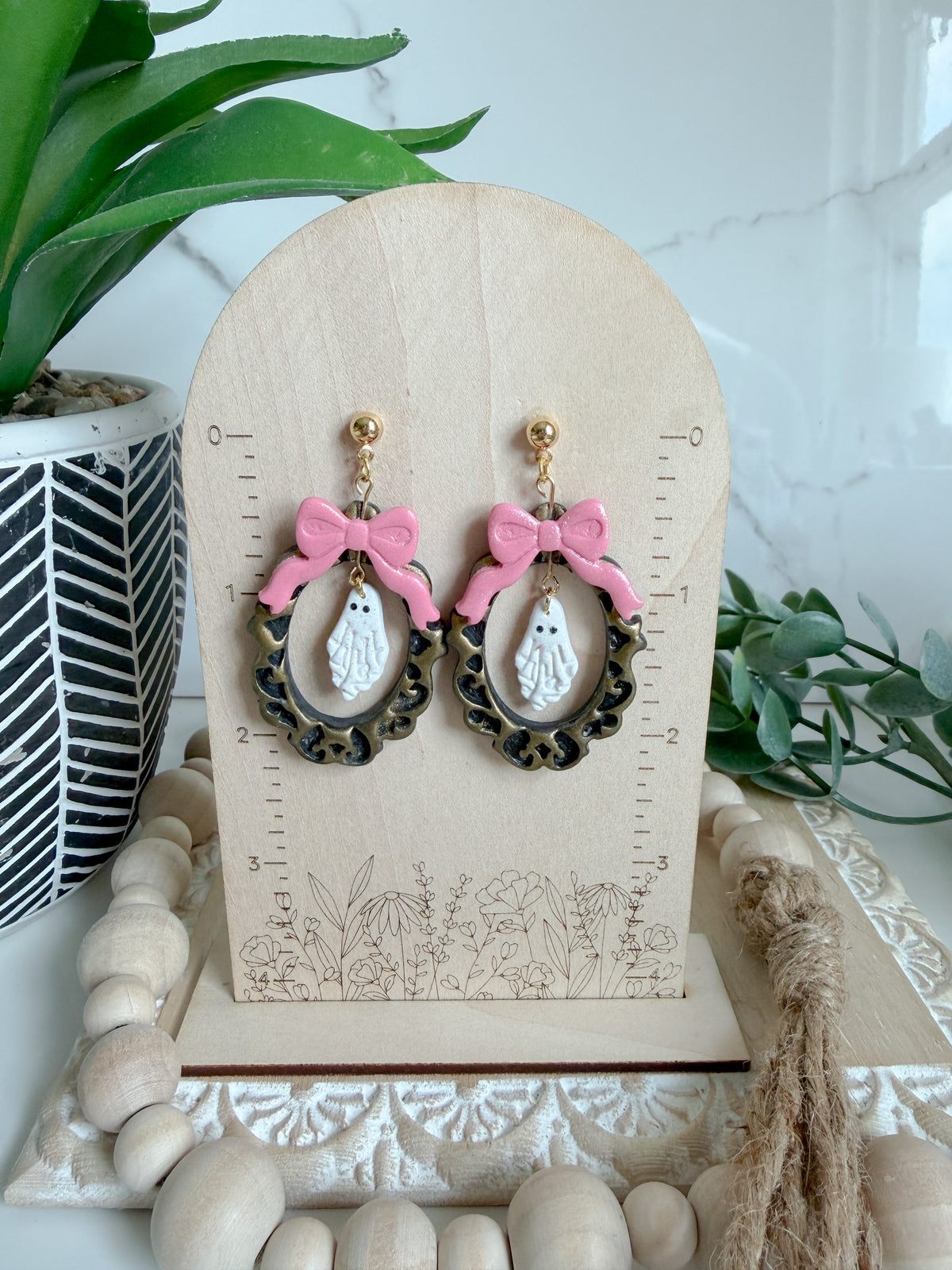 Ghostly Frame Earrings