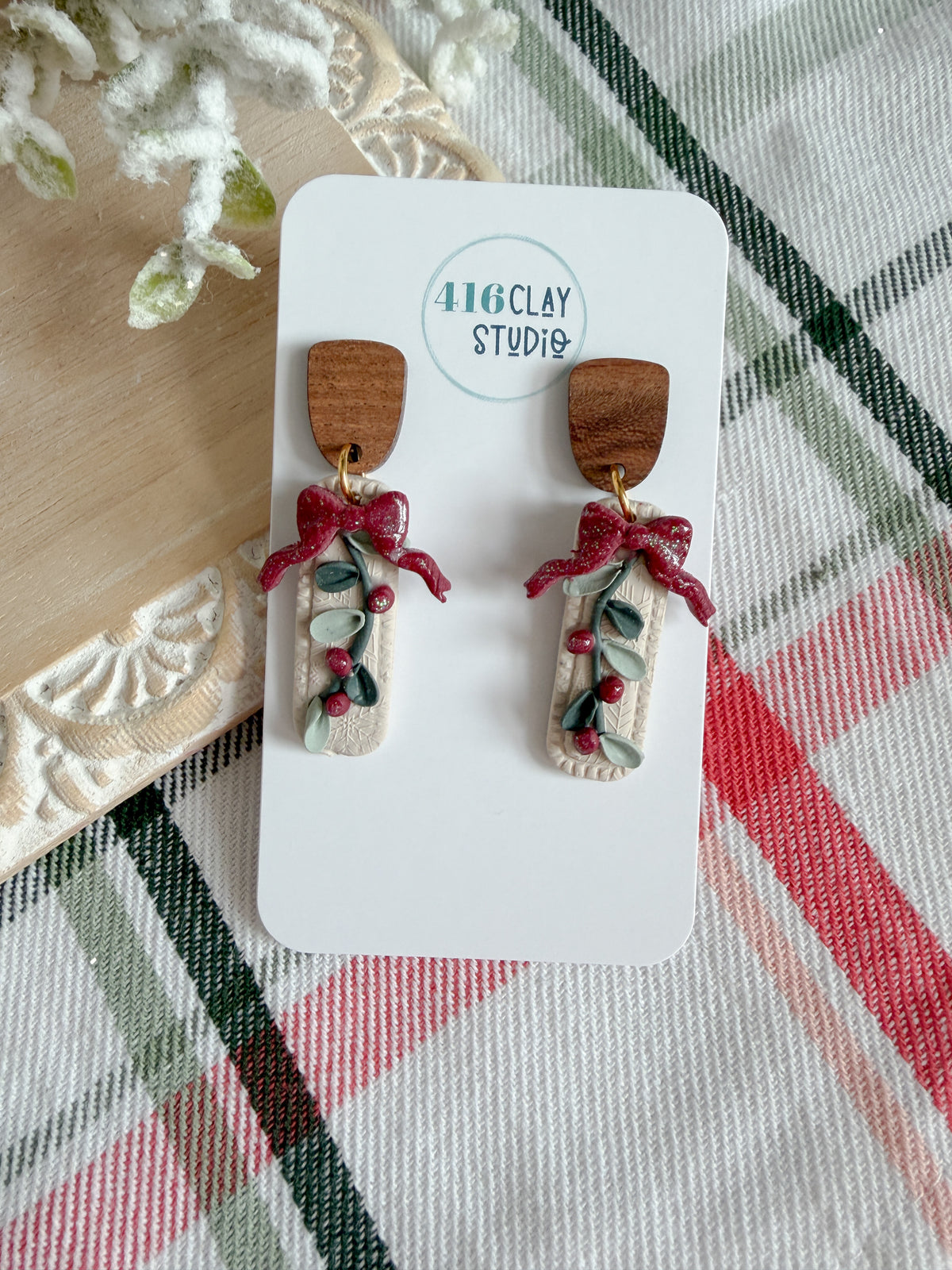 Mistletoe Earrings