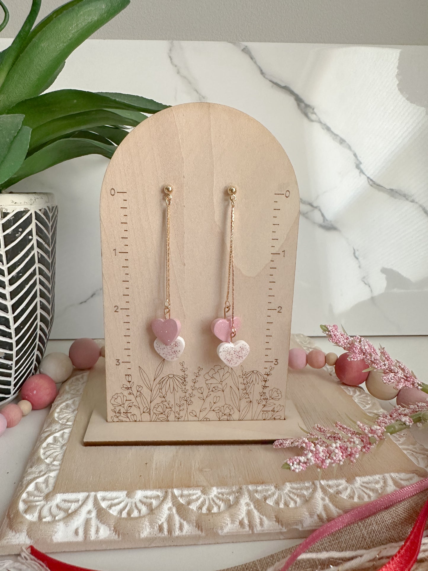 Sweetheart Dangle Earrings