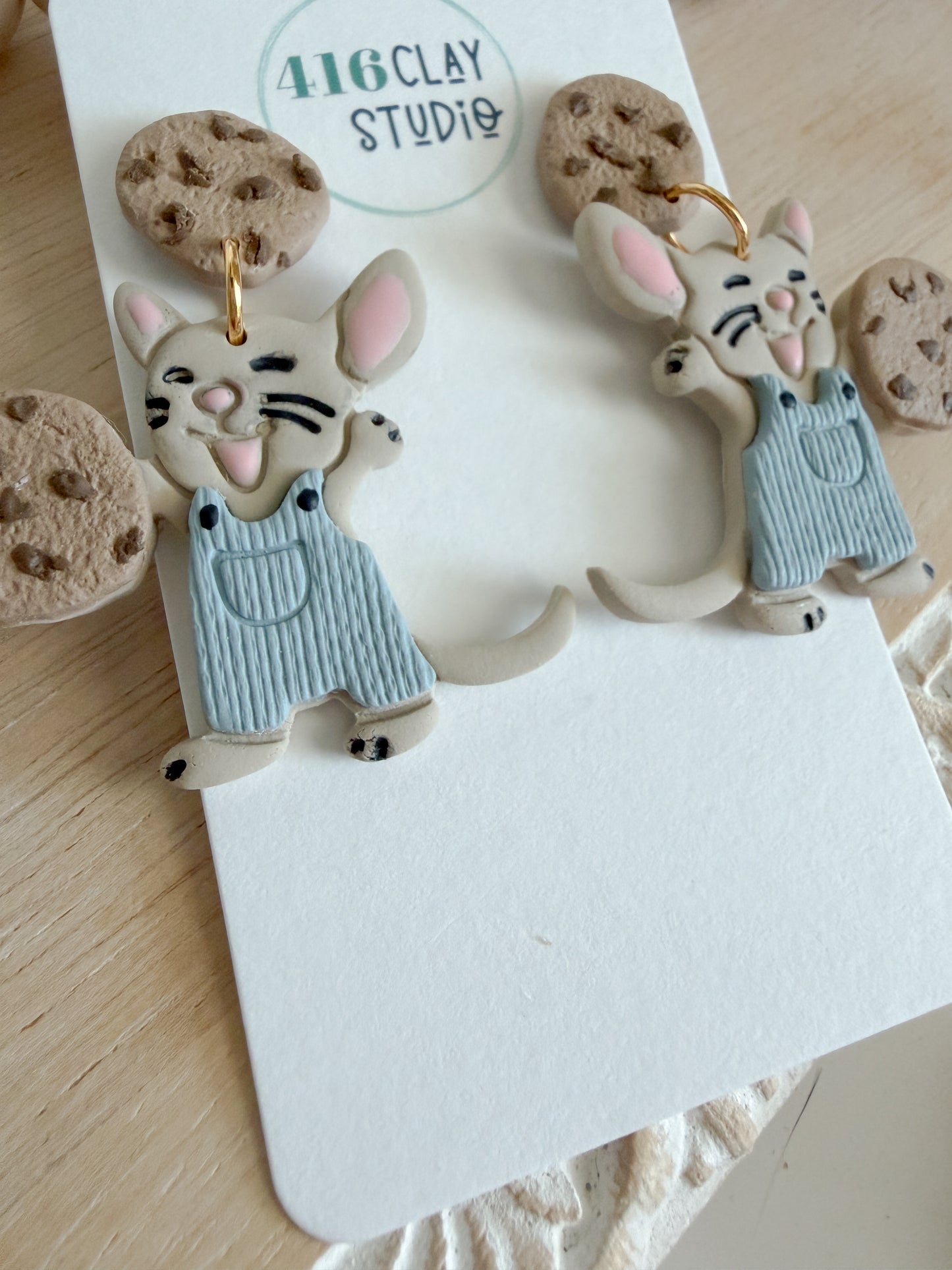 The Curious Mouse Earrings