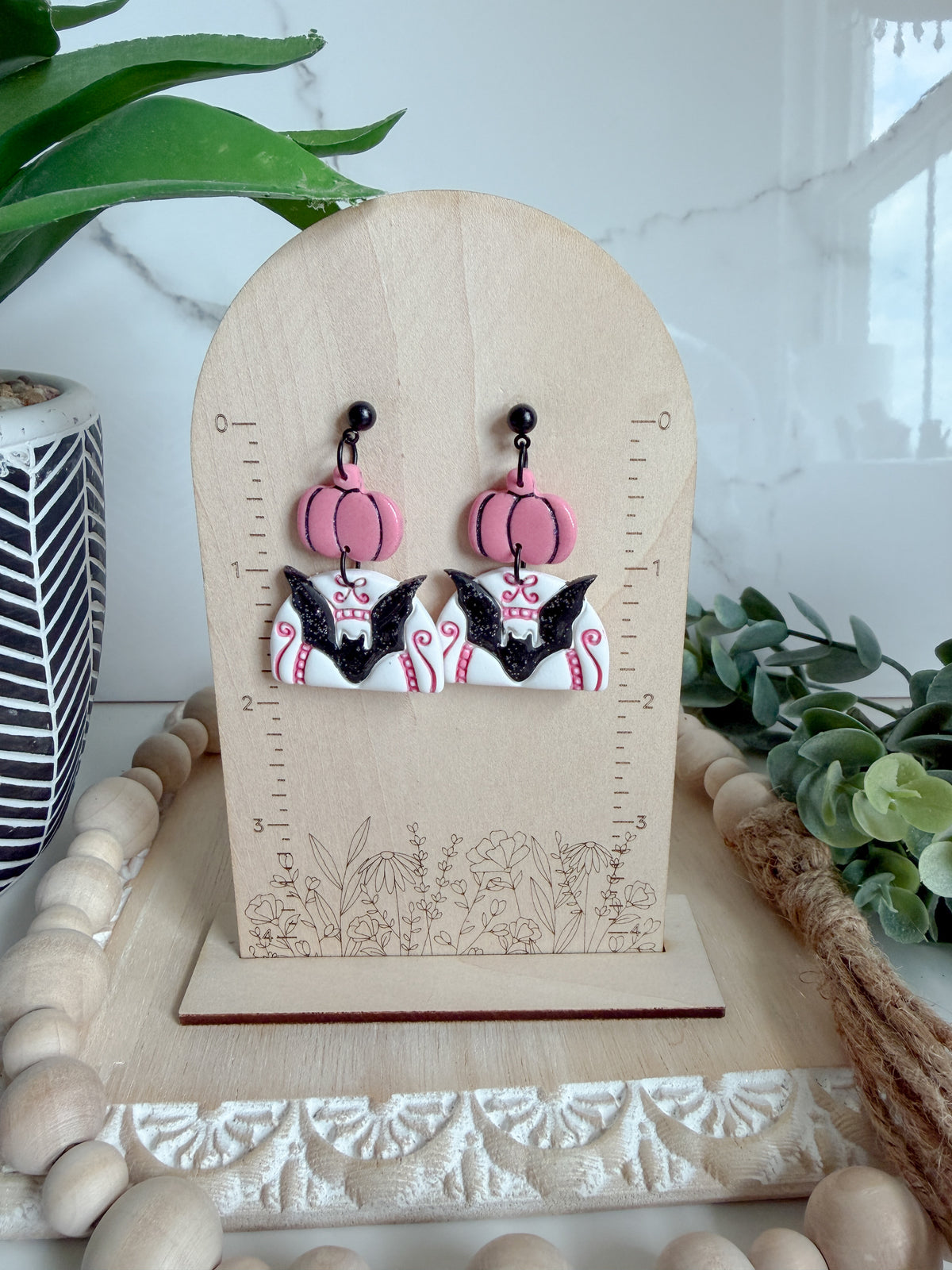 Whimsical Bat Earrings