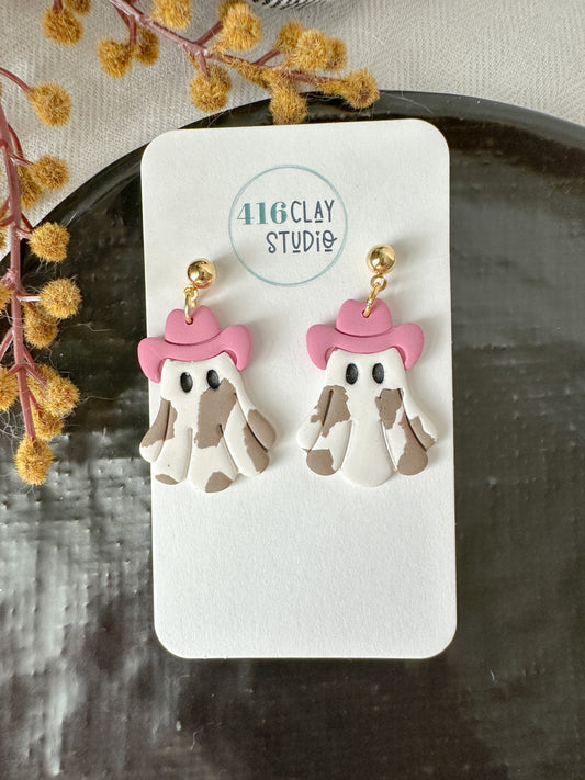 Cowgirl Ghost Earrings