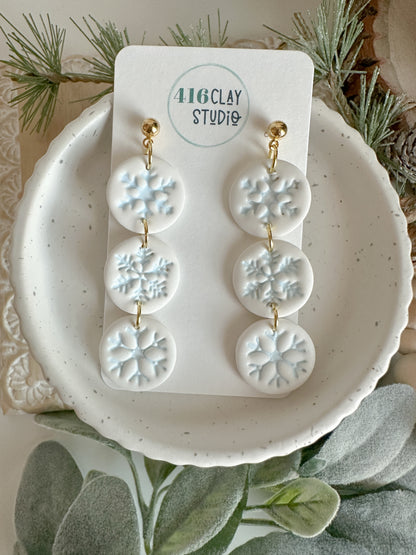 Snowflake Trio Earrings