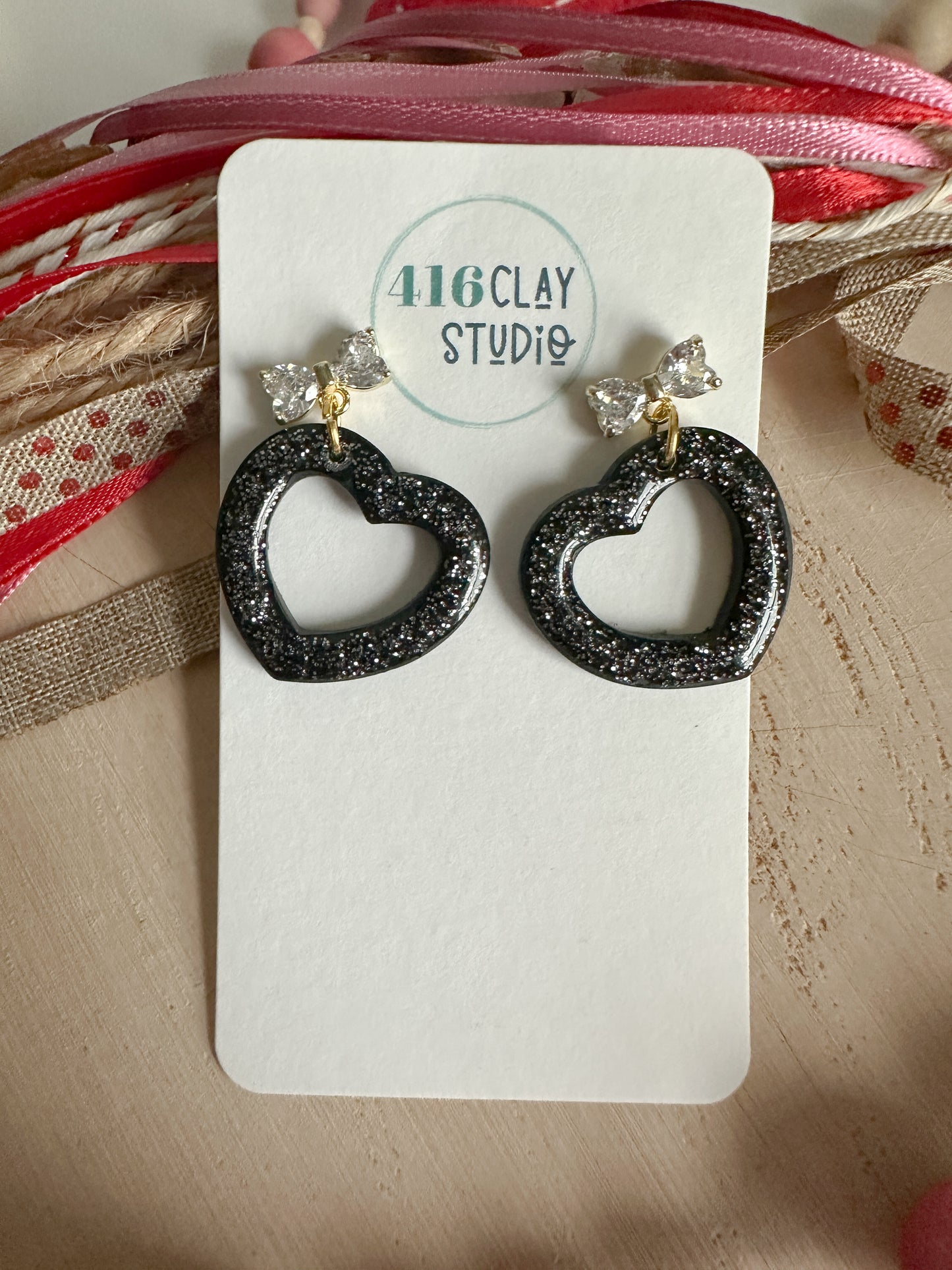 Hollow Heart Earrings