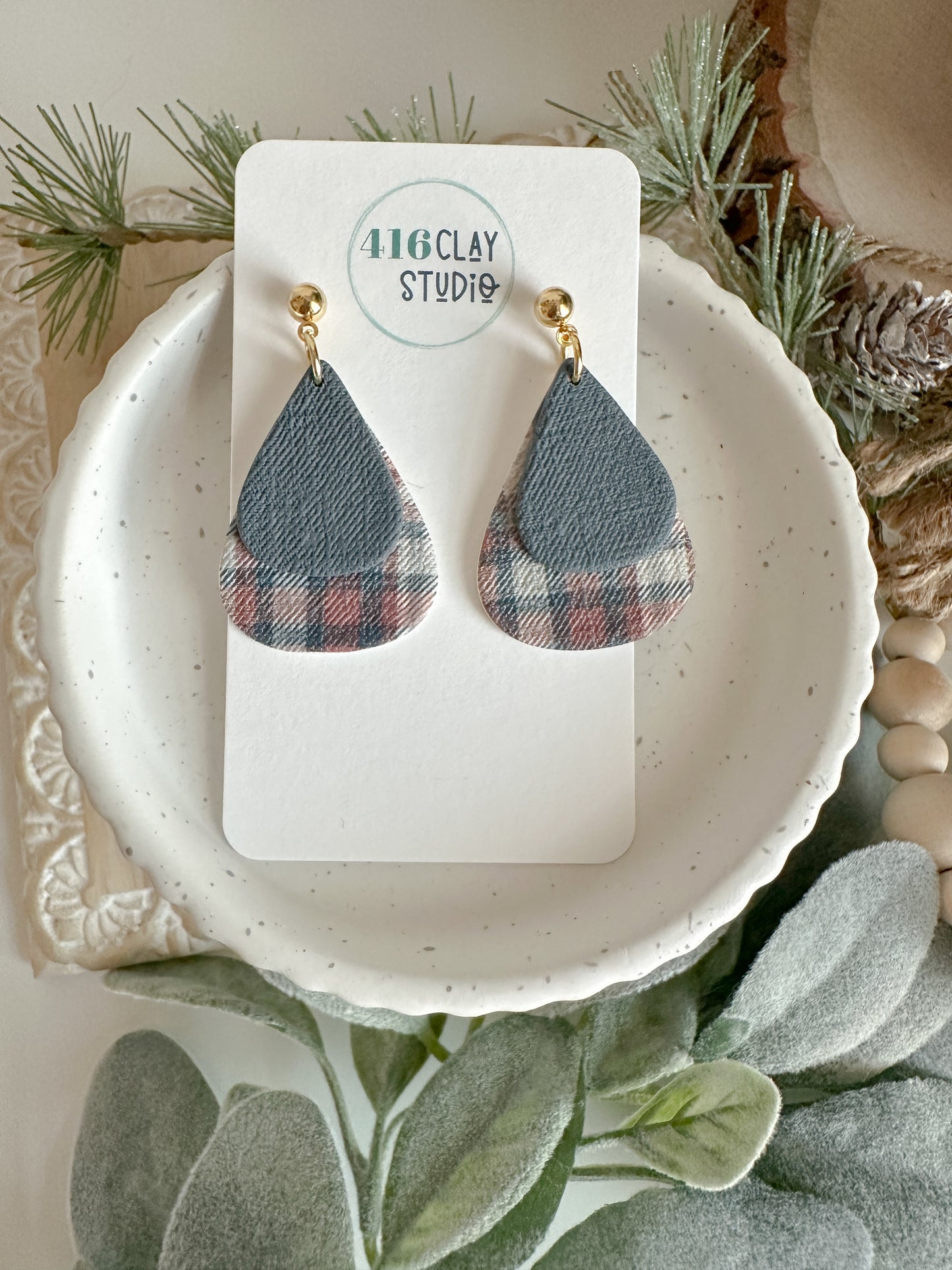 Layered Teardrop Earrings