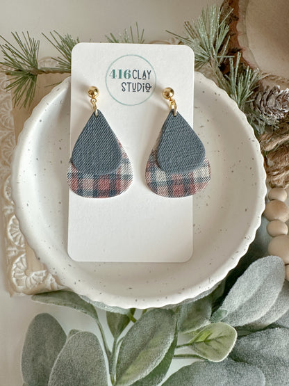 Layered Teardrop Earrings