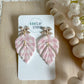 Gingham Botanical Earrings