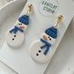 Cool Snowman Earrings