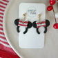 Candy Cane Mouse Ear Headband