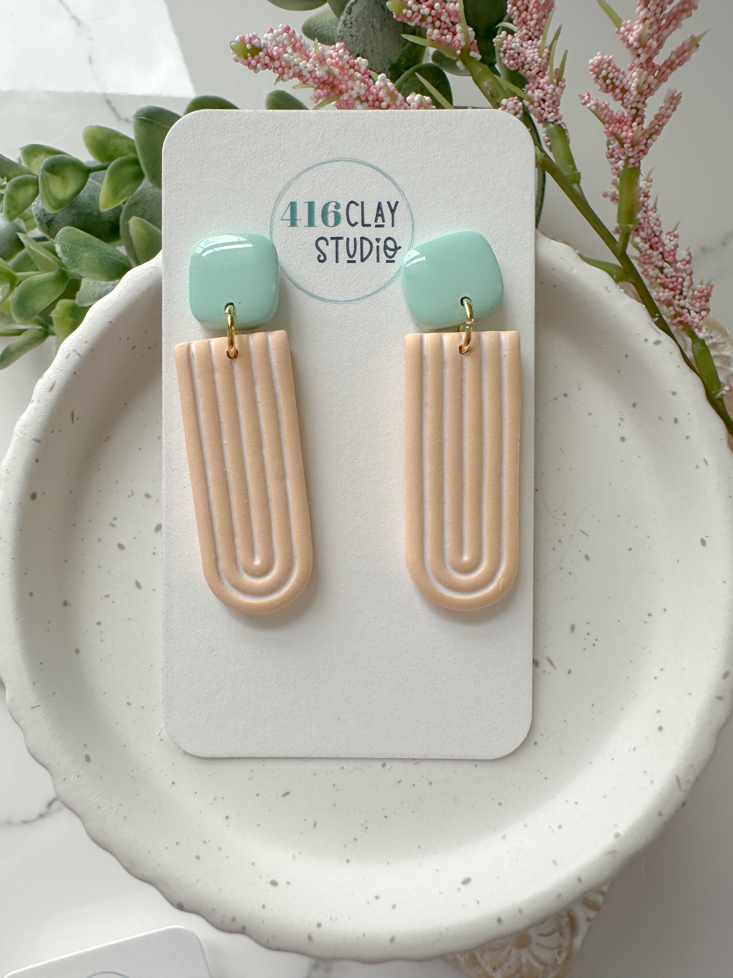 Long Arch Earrings (three color options)