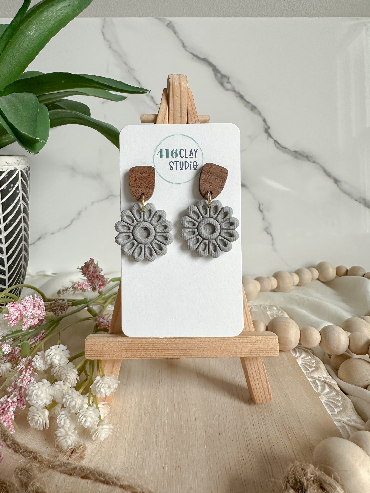 Boho Spring Flowers (five color options)