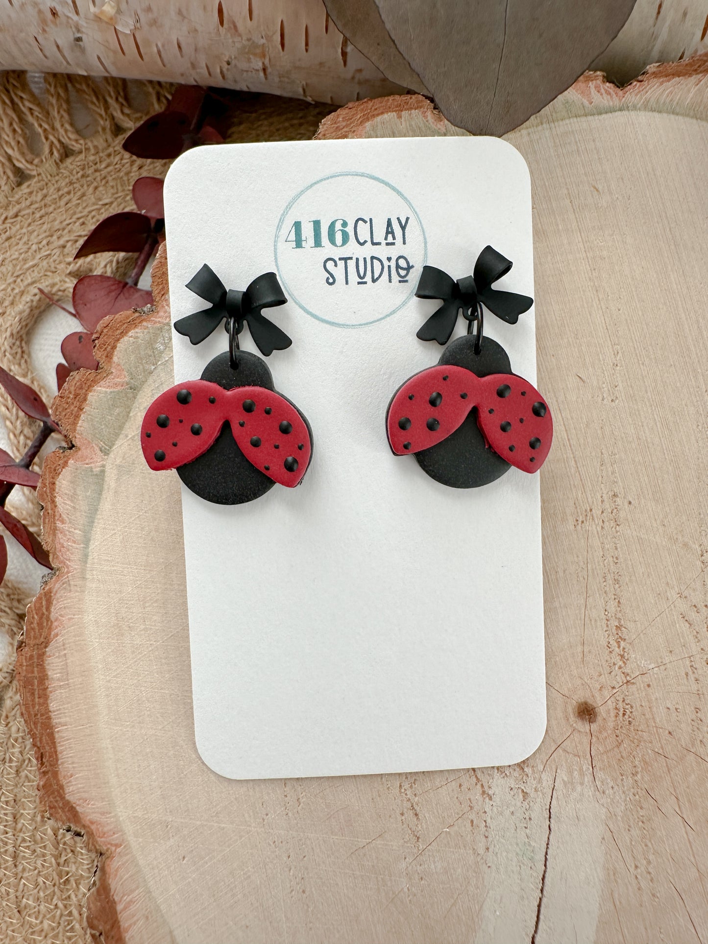 Ladybug Earrings