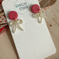 Pearl Bow Earrings