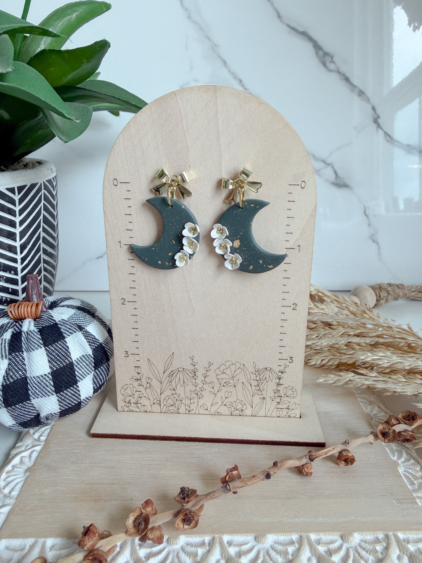 Midnight Moon Earrings