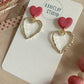 Gold Heart Earrings