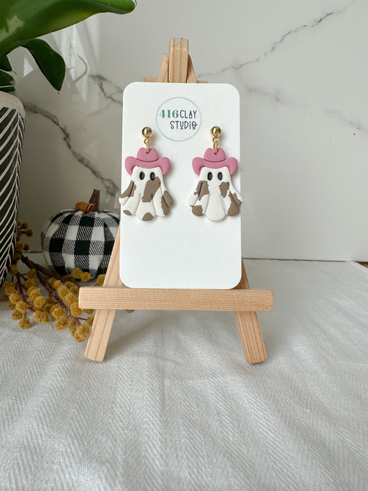 Cowgirl Ghost Earrings
