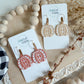 Farmhouse Pumpkin Hoop Earrings