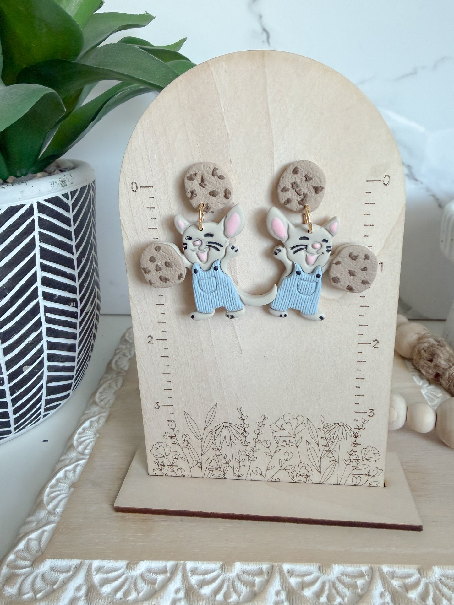 The Curious Mouse Earrings