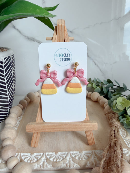 Candy Corn Earrings