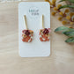 Floral Pumpkin Earrings