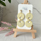 Bright Circle Link Earrings (three color options)