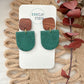 Textured Dangle Earrings (4 color options)