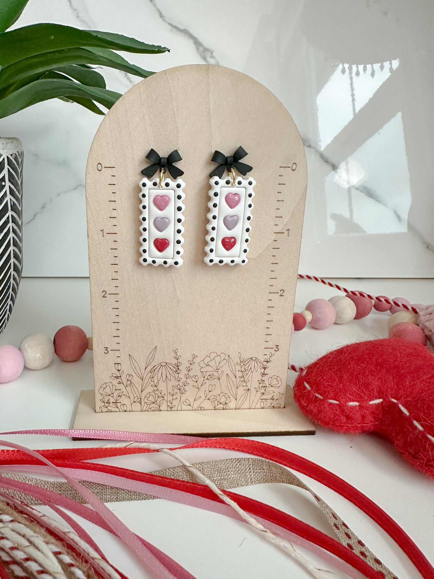 Sweetheart Stamp Earrings