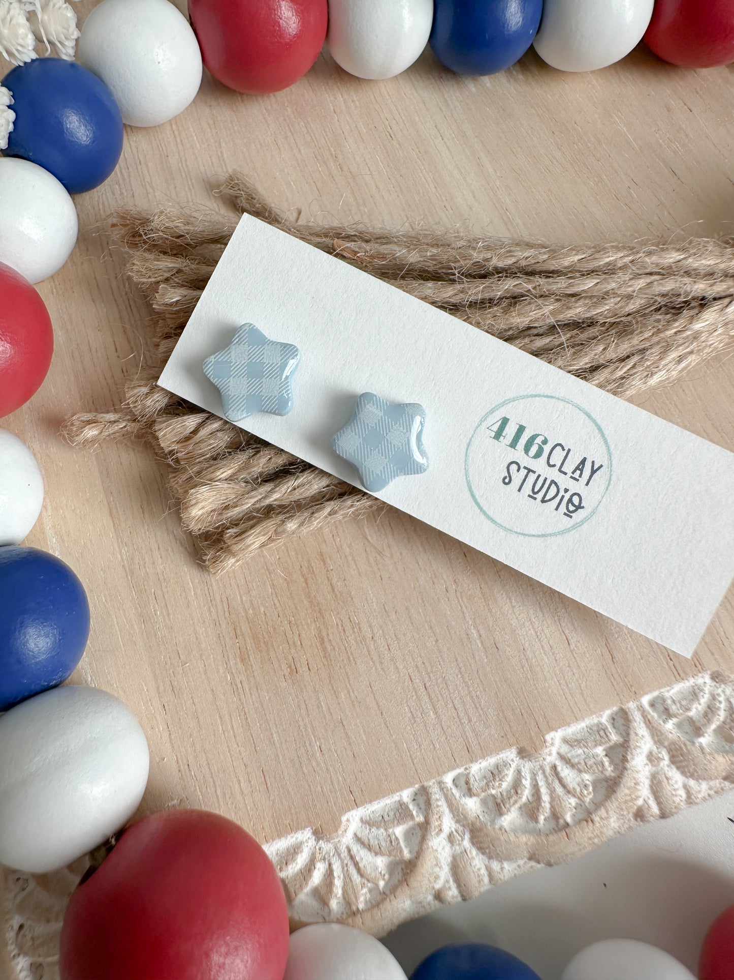 All American Charm Studs