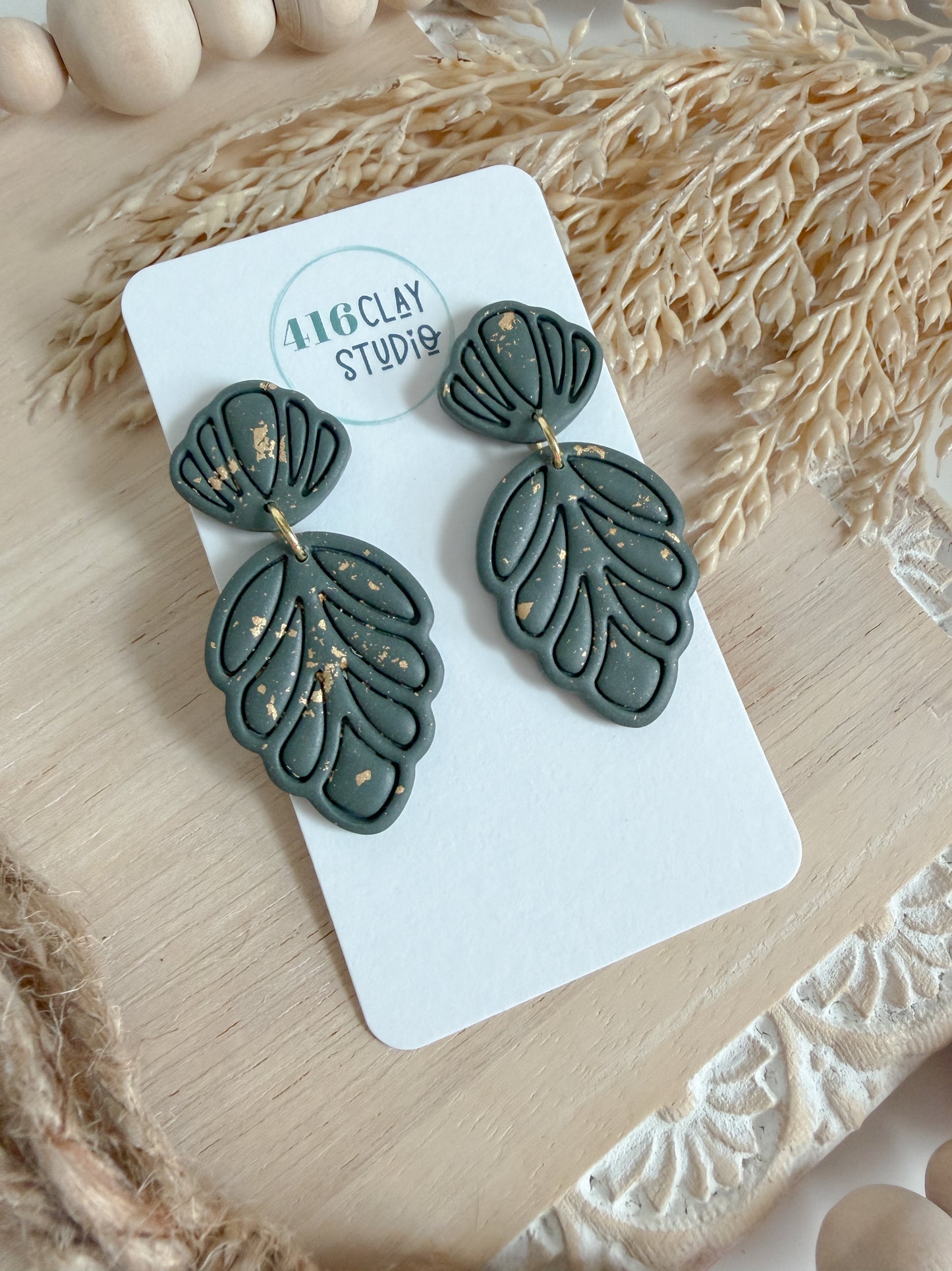 Autumn Petal Drop Earrings