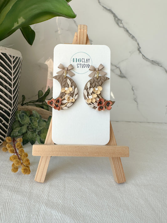 Rustic Moon Earrings