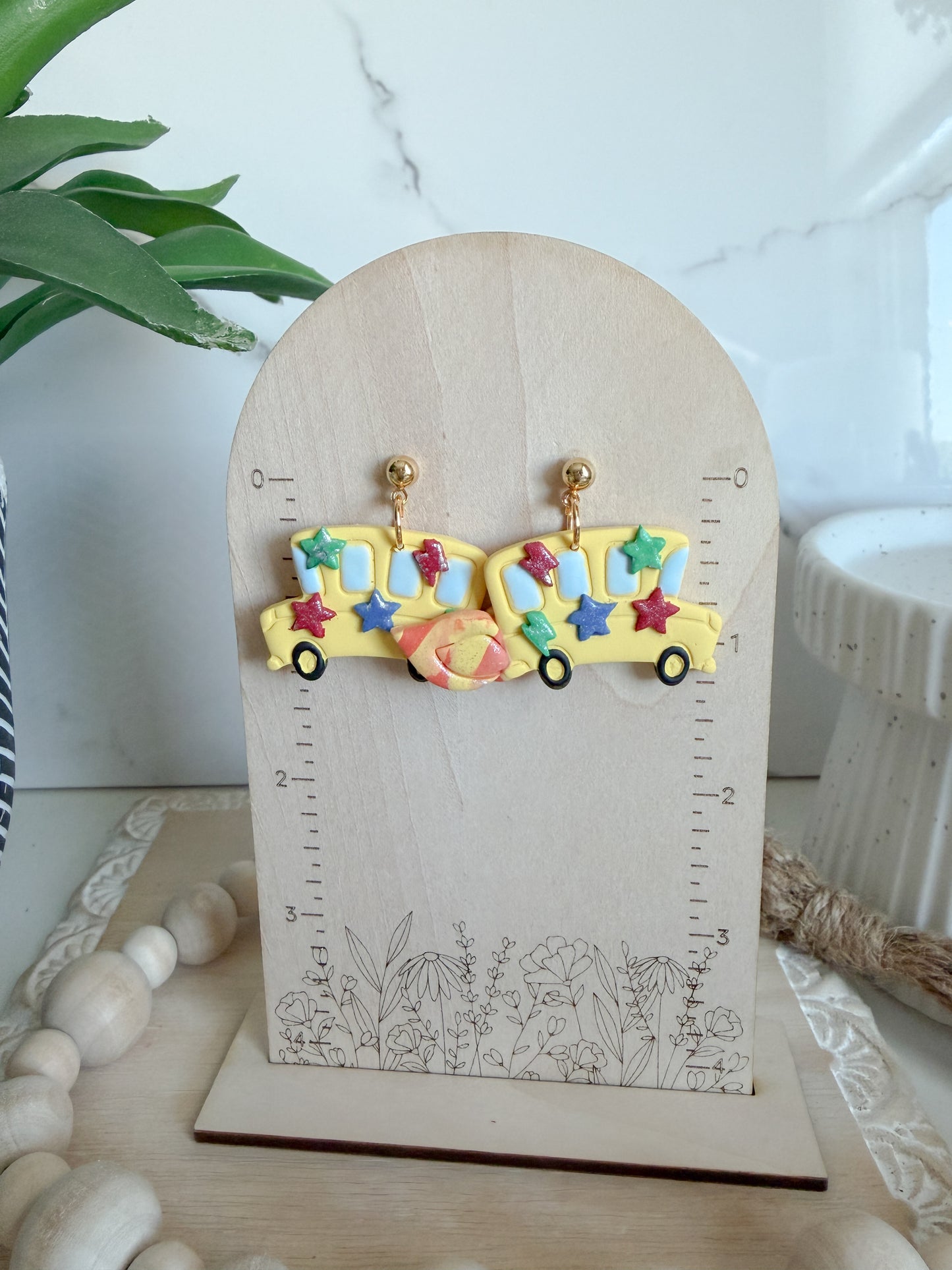 The Shape-Shifting Bus Earrings