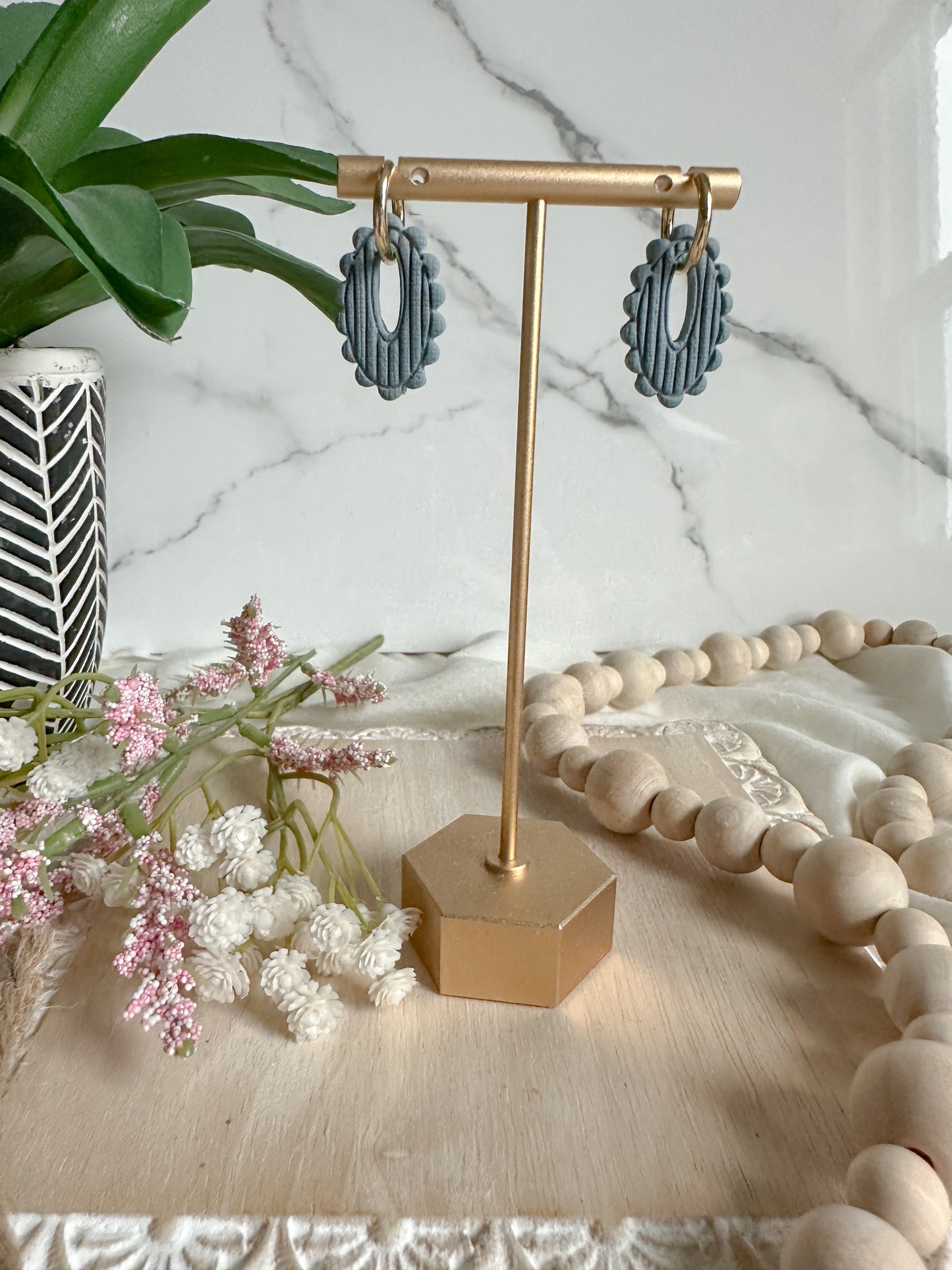 Boho Spring Charm Earrings (five color options)